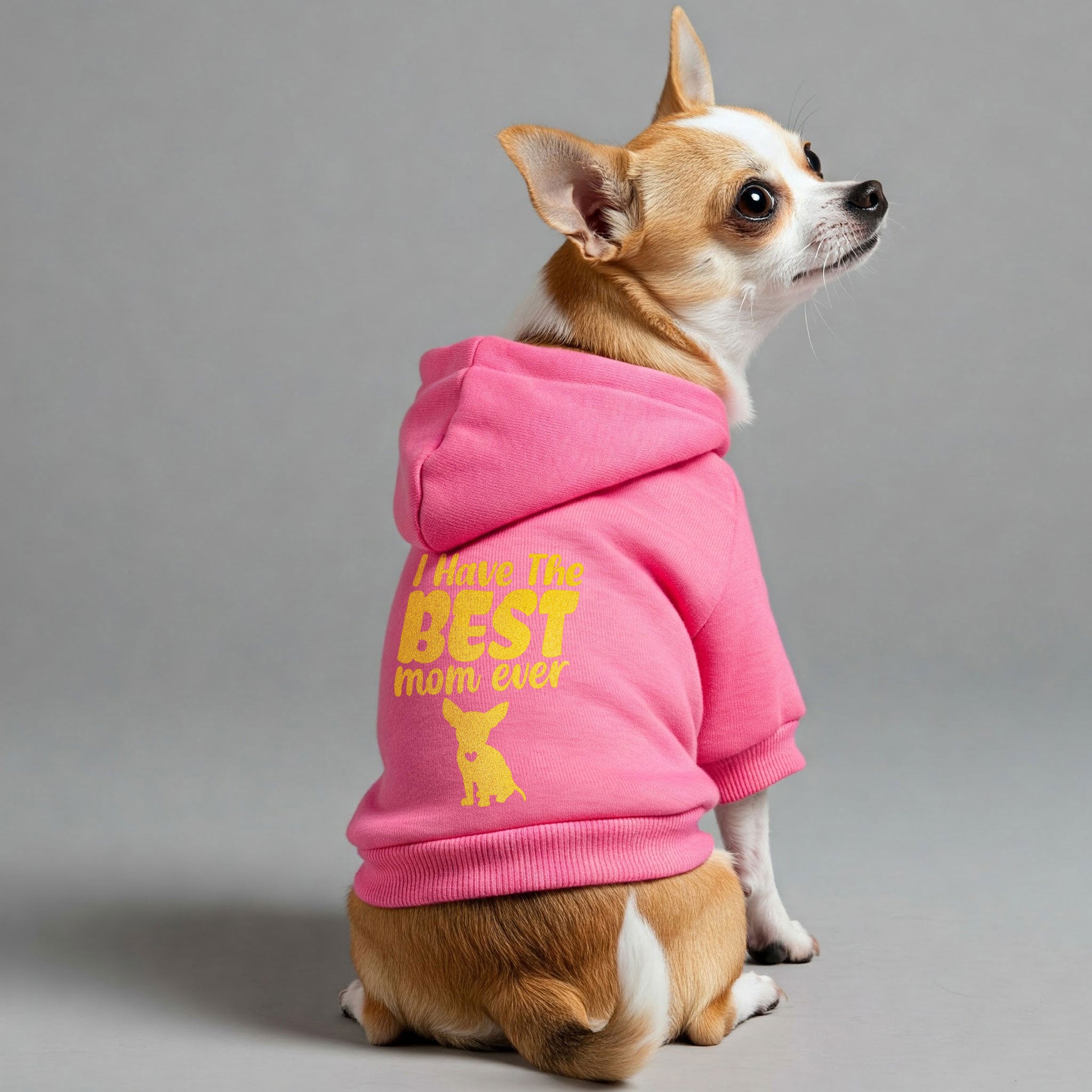 I Have the best mom ever - Chihuahua Dog Hoodie