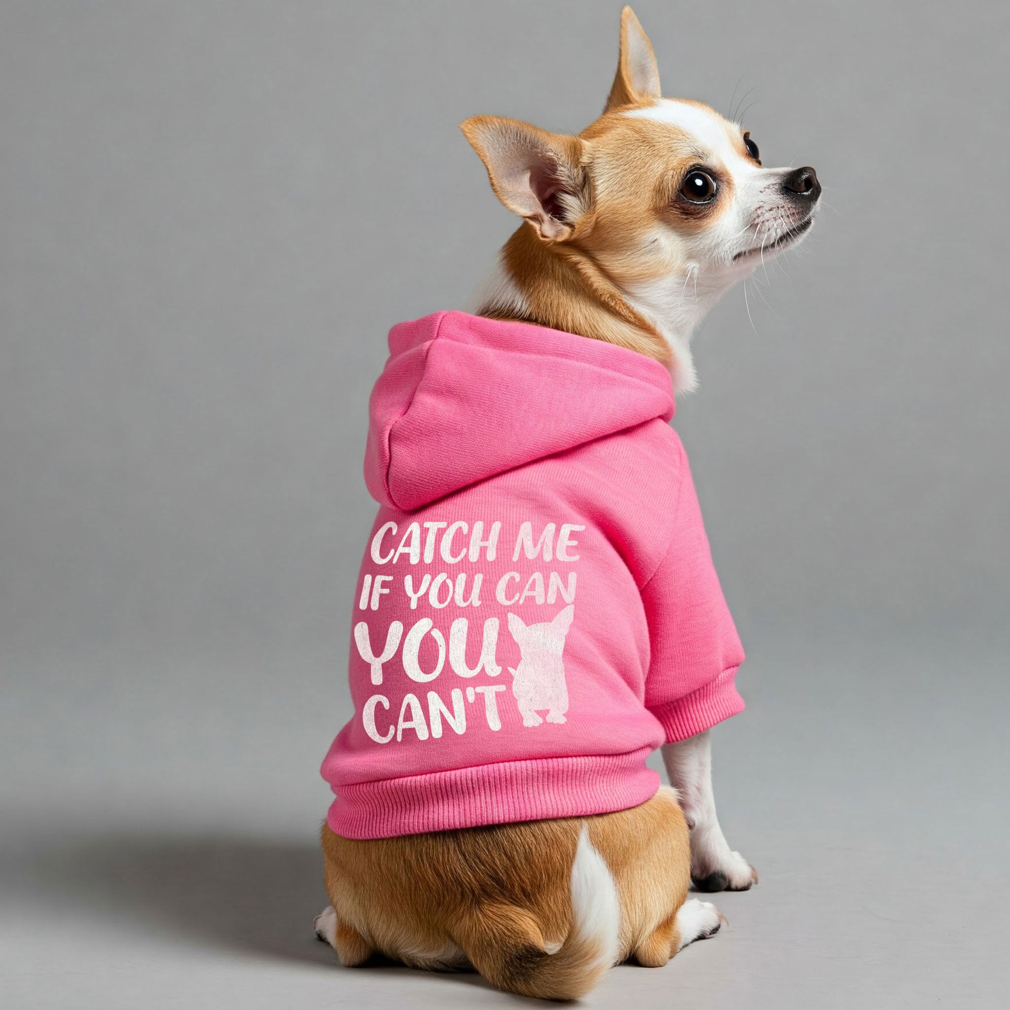 Catch me if you can… (you can’t) - Chihuahua Dog Hoodie