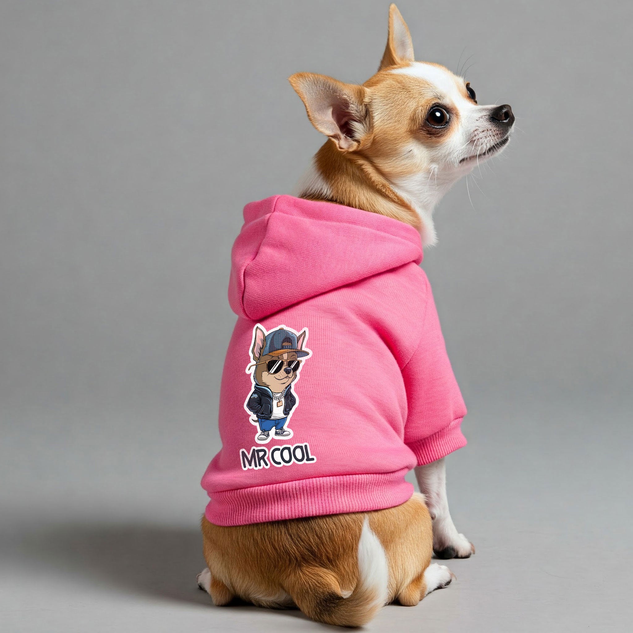Mr cool - Chihuahua Dog Hoodie