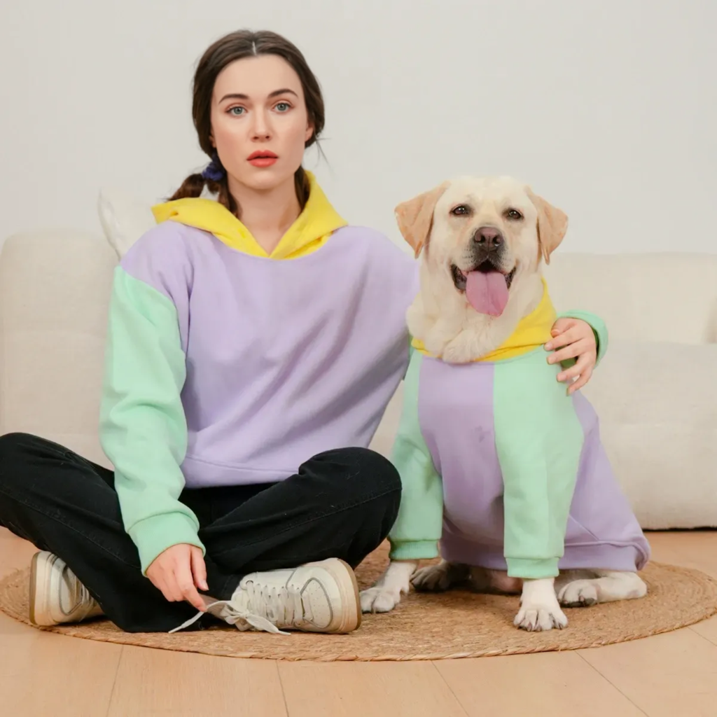 Pastel Matching Hoodie for Pets and Owners