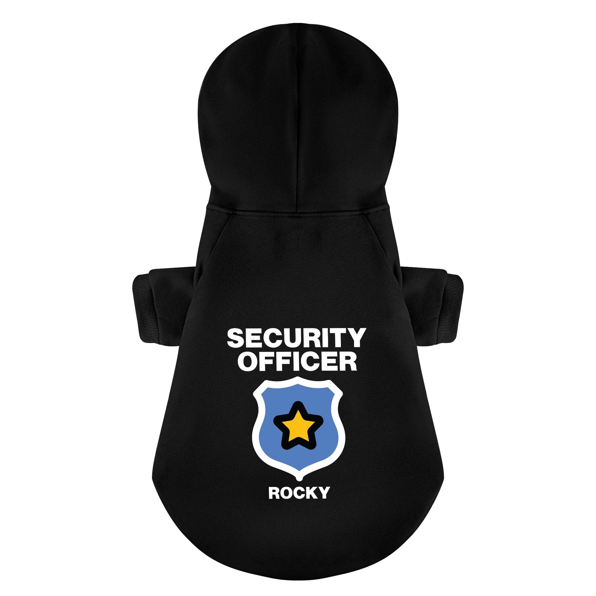 Personalized Security Officer hoodie fordogs