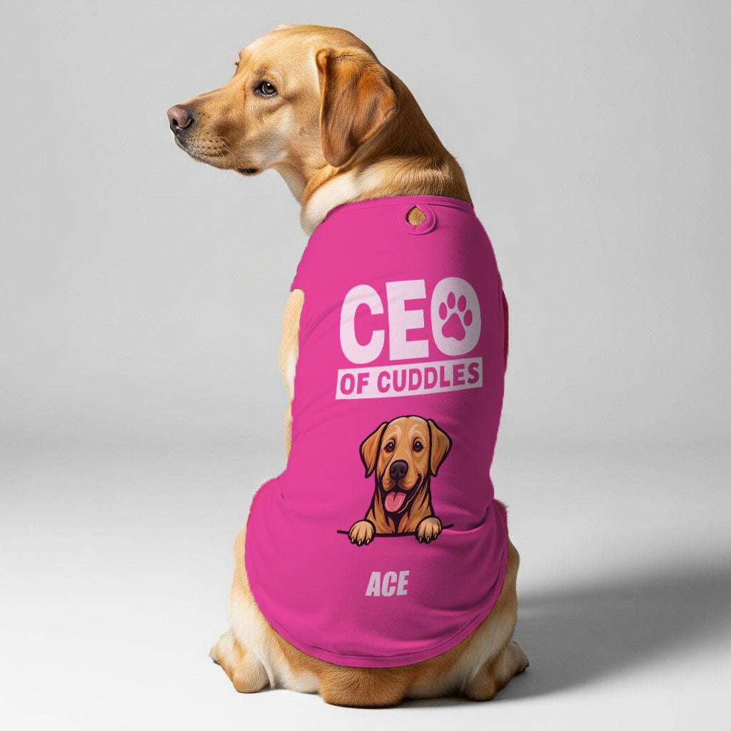 Personalized Shirt with Dog’s Name and Breed