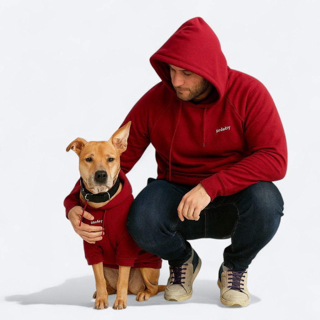 Plus-Velvet-Dog-Owner-Matching-Hoodie