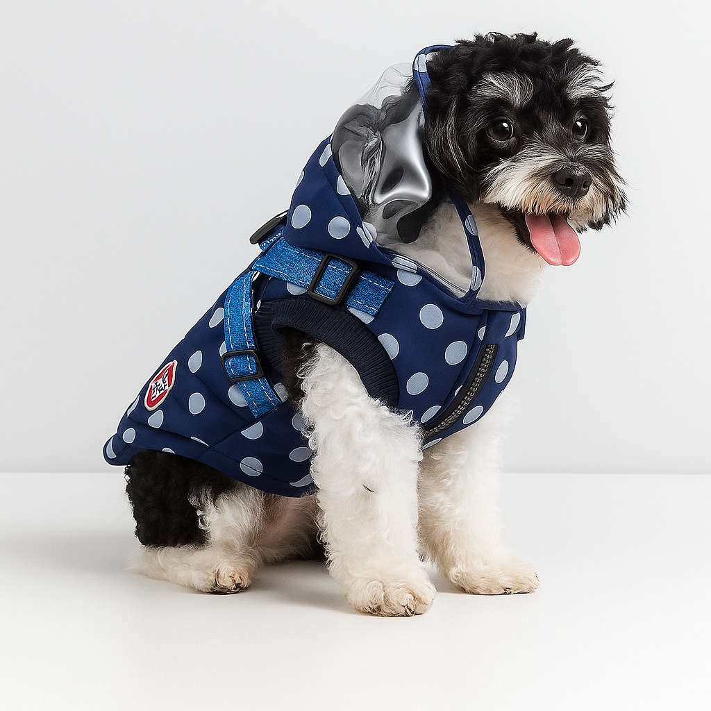 Polka Dot Jacket for dogs
