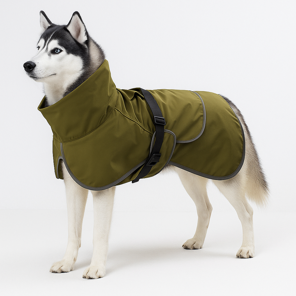 Reflective-Dog-Cotton-Coat