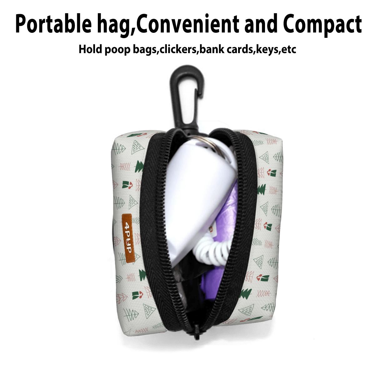 Rusty Dog Poop Bag Holder leash Attachment