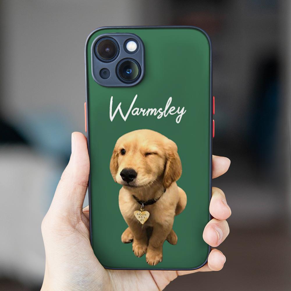 Ultra-Slim Protective Phone Case with Raised Bumper Edge for Dog Lovers