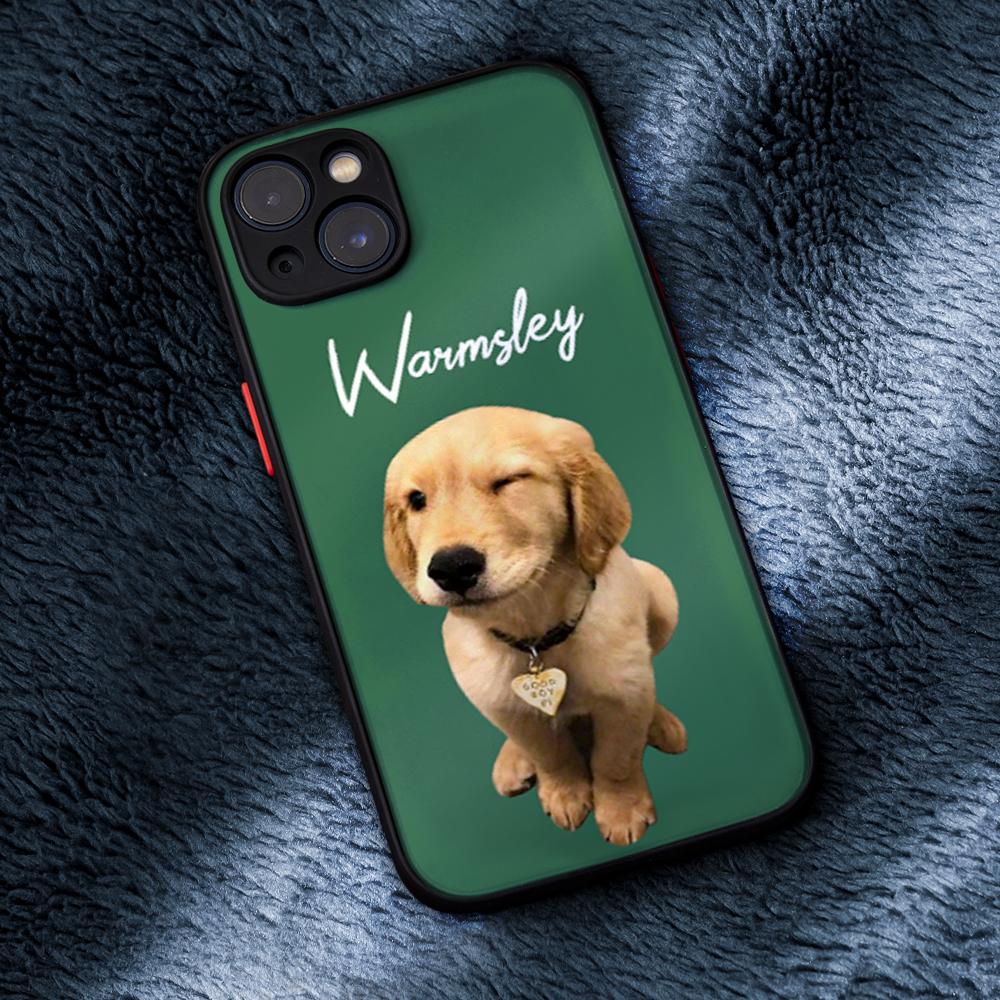 Ultra-Slim Protective Phone Case with Raised Bumper Edge for Dog Lovers