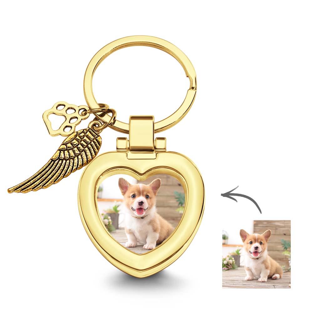 Personalized Pet Keychain – Custom Gift for Dog & Cat Lovers