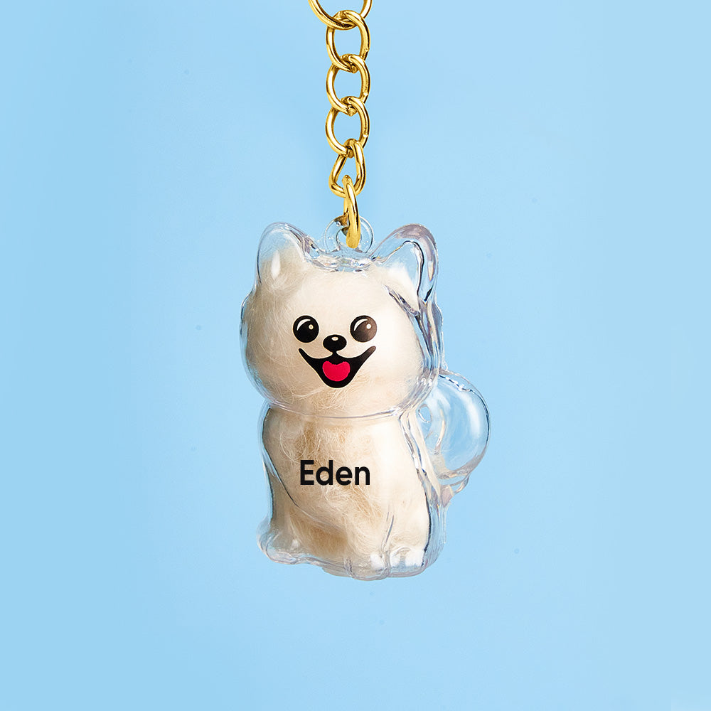 Fur-Ever With You Keepsake Dog Keychain
