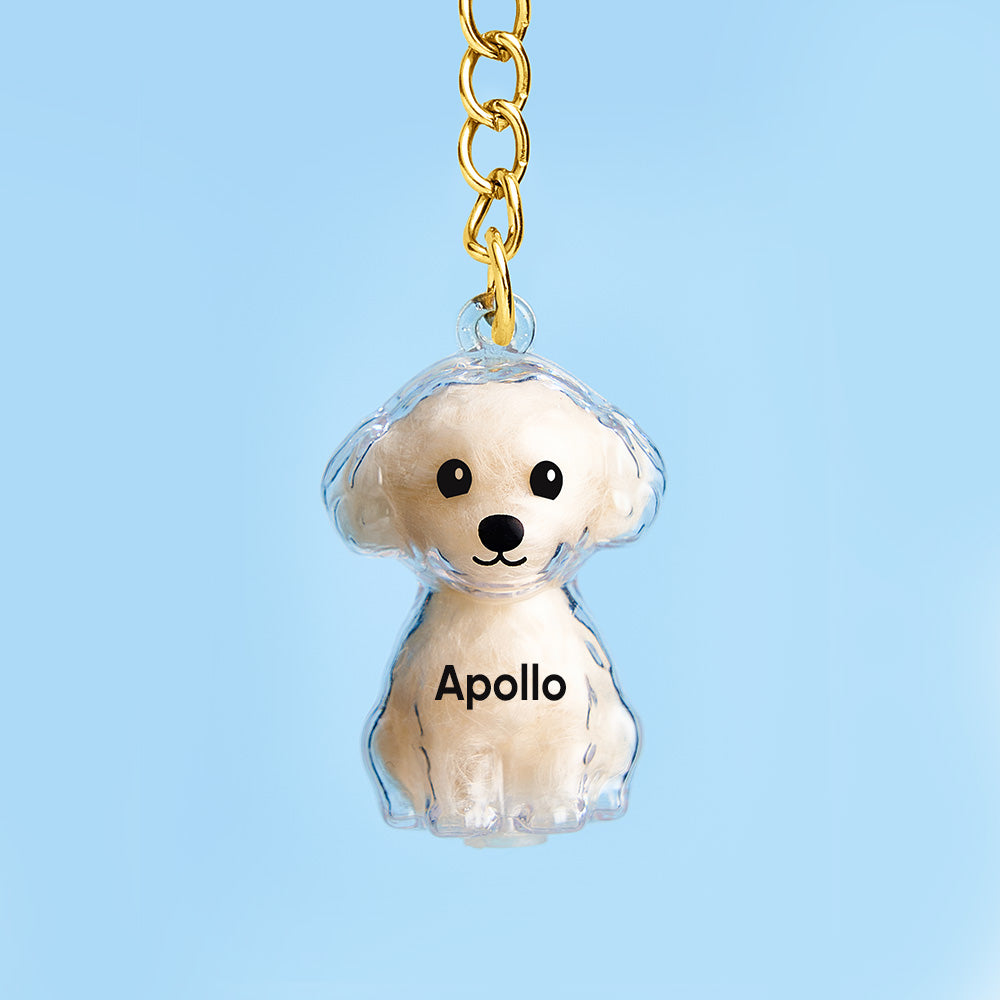 Fur-Ever With You Keepsake Dog Keychain