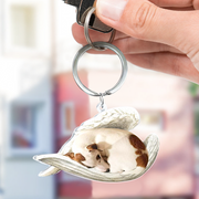 Acrylic Dog Keychain Bracelet – Practical & Stylish Gift for Dog Lovers