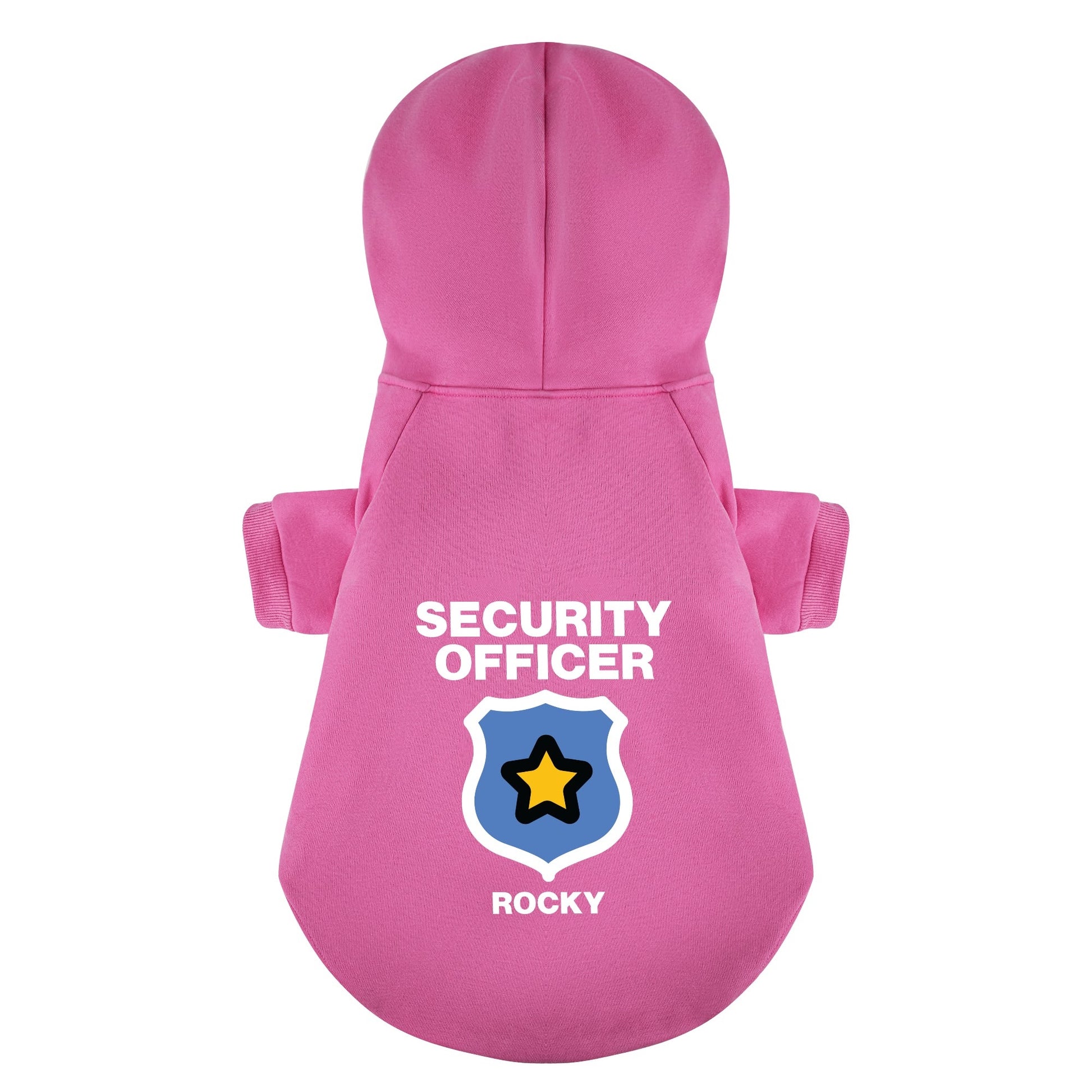 Security Officer custom hoodie for dogs