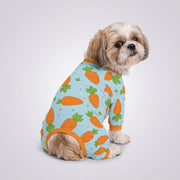 Playful Carrot Boy Dog Pajamas for Small and Big Dogs