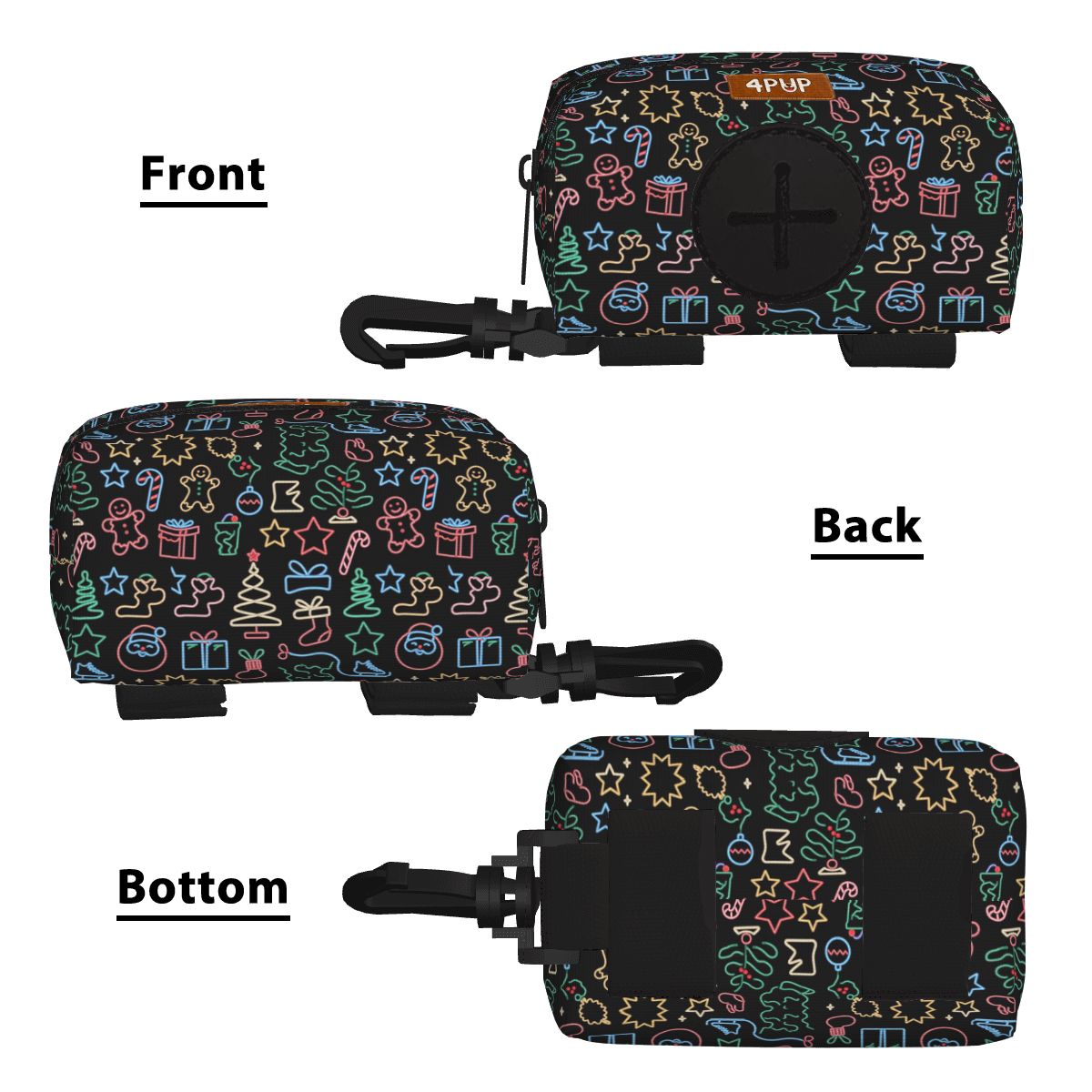 Snoopy poop bag holder for dogs product detail