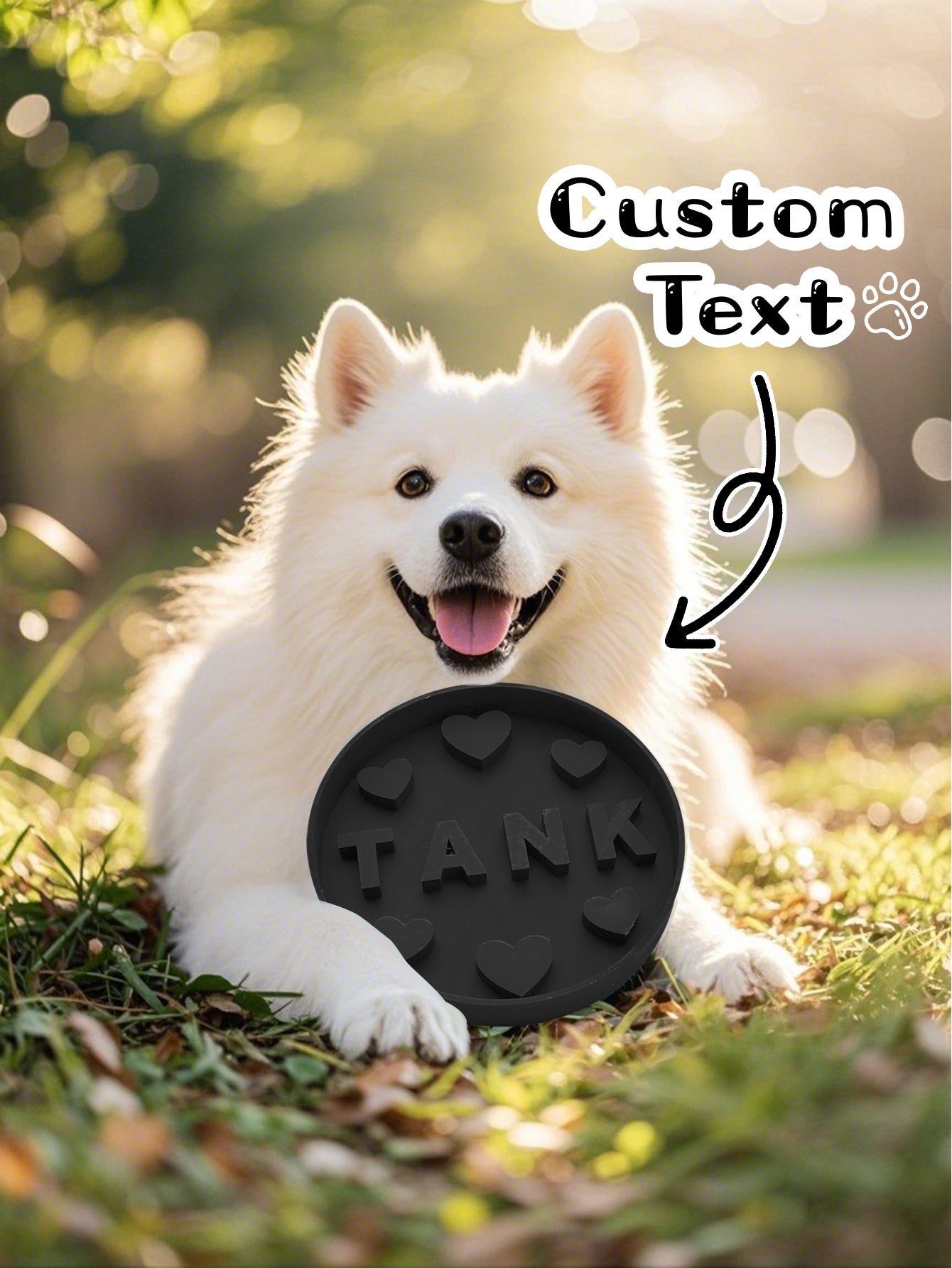 Personalized Slow Feeder Dog Bowl
