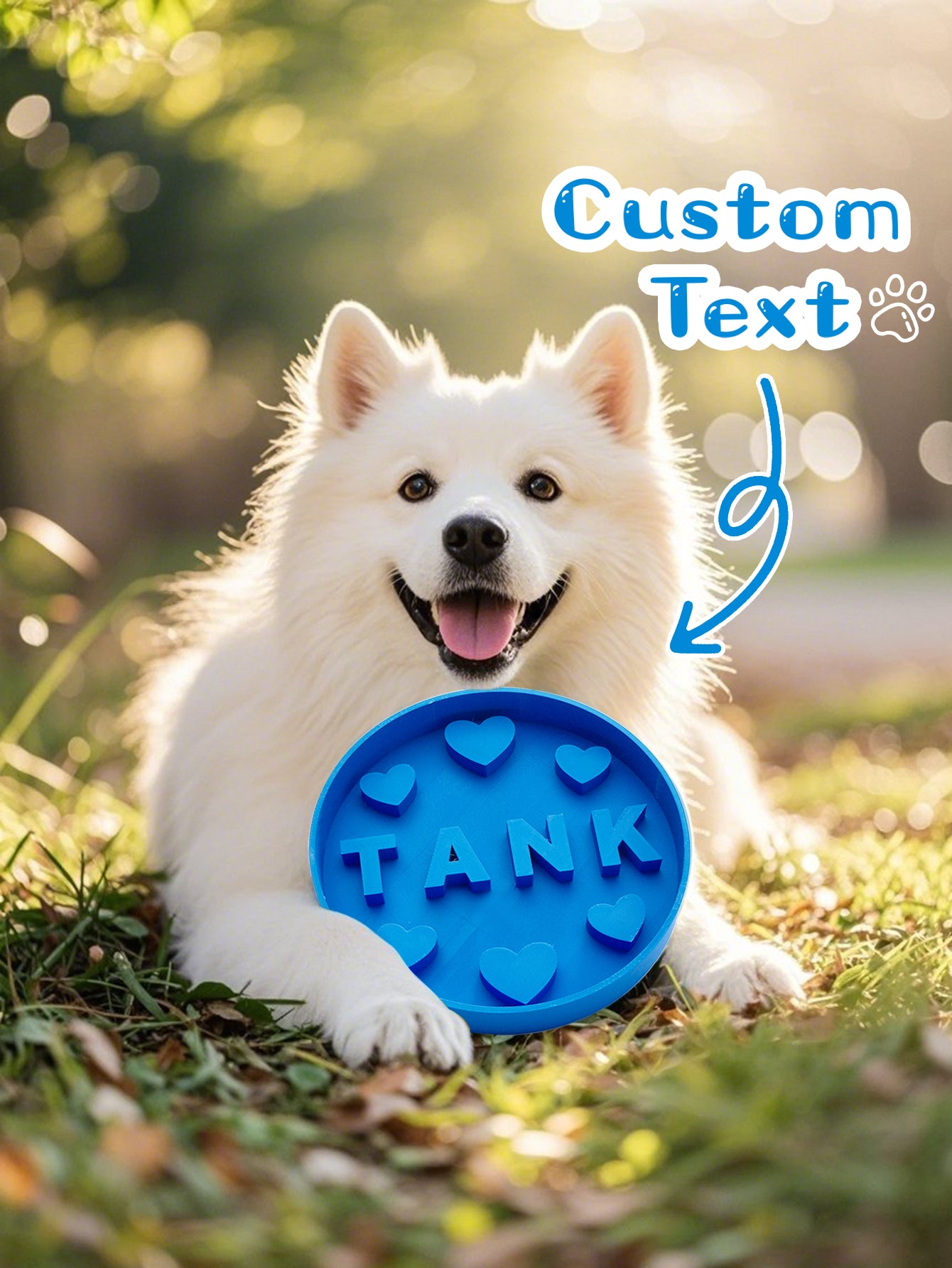 Personalized Slow Feeder Dog Bowl
