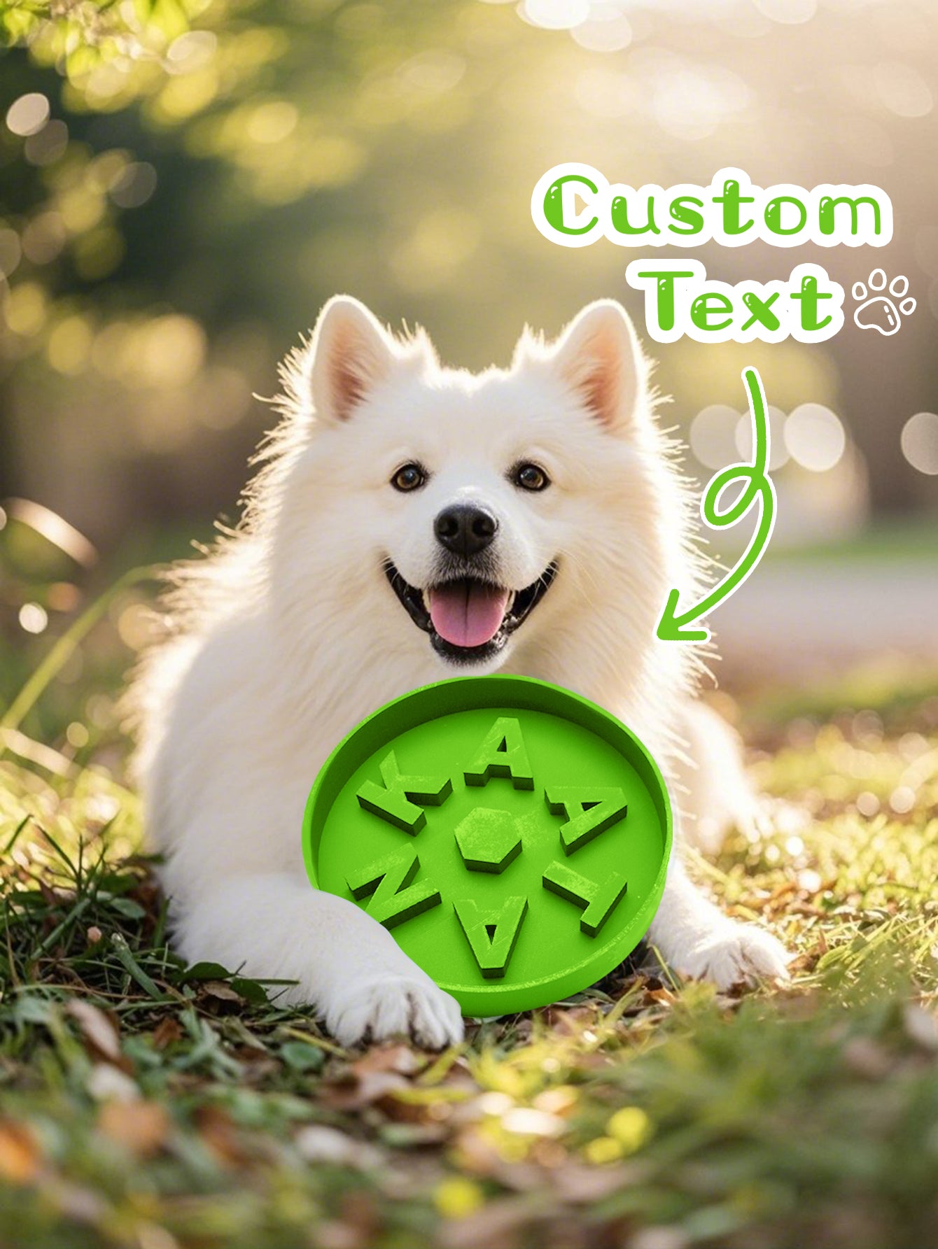 Personalized Slow Feeder Dog Bowl