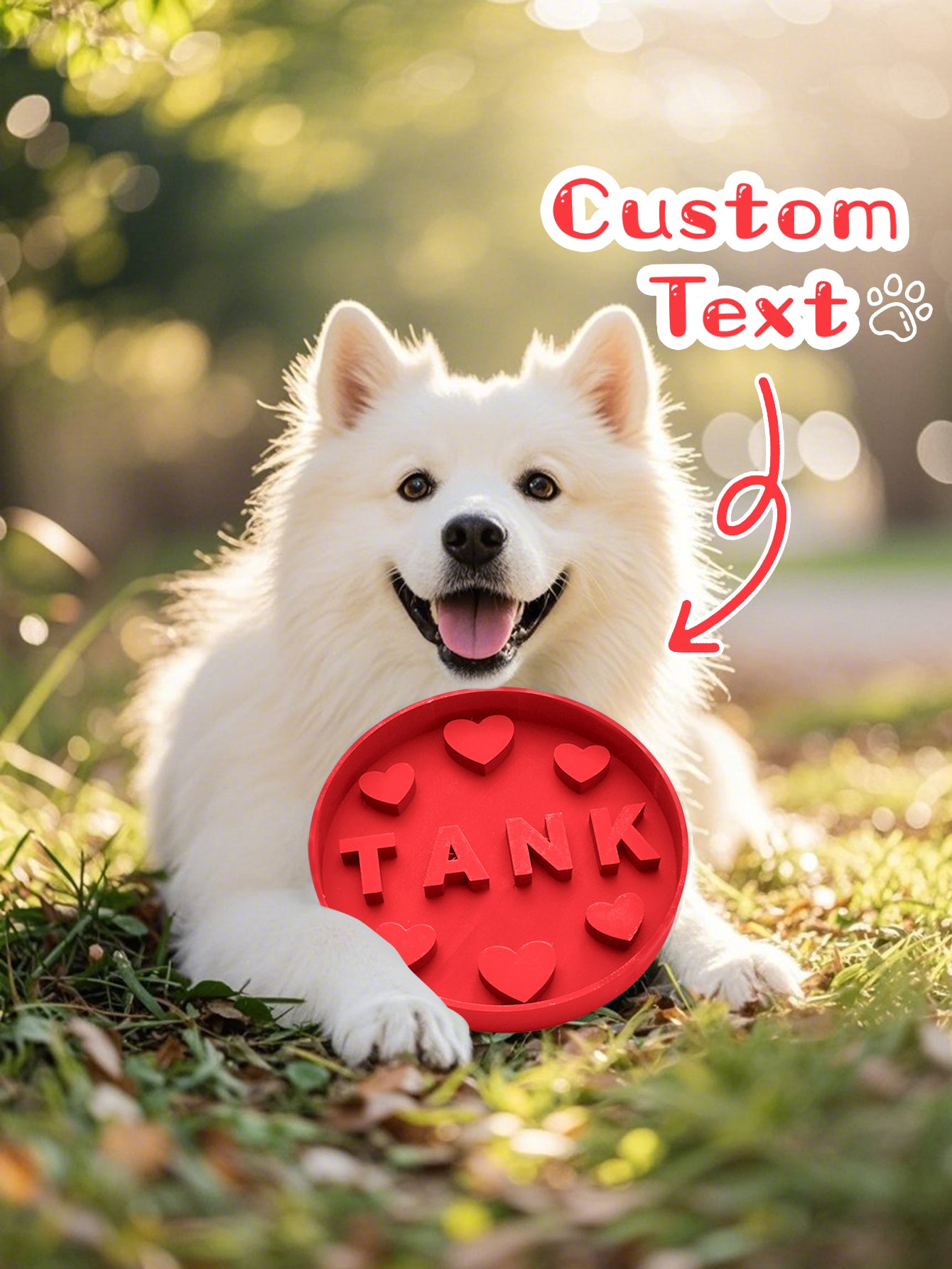 Personalized Slow Feeder Dog Bowl