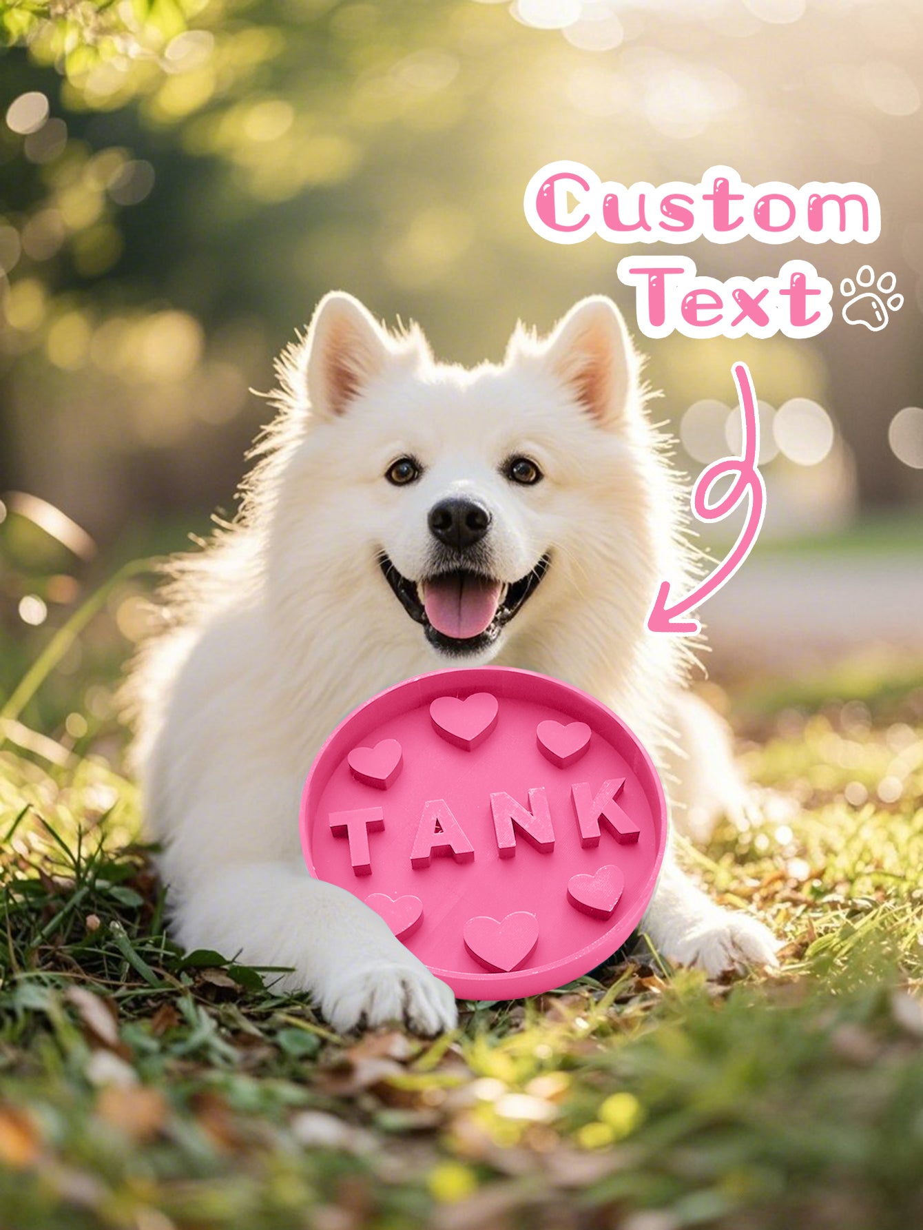 Personalized Slow Feeder Dog Bowl
