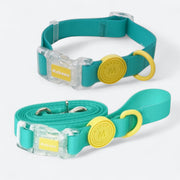 Waterproof dog collar and leash set