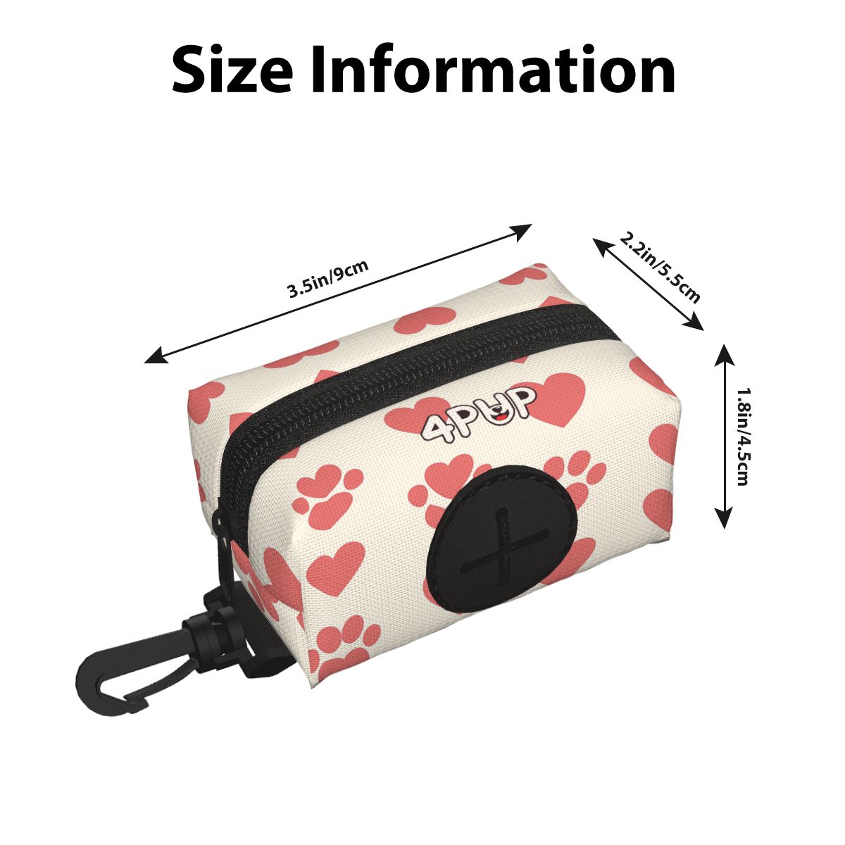 Jack  - Dog Poop Bag Holder  | Leash Attachment