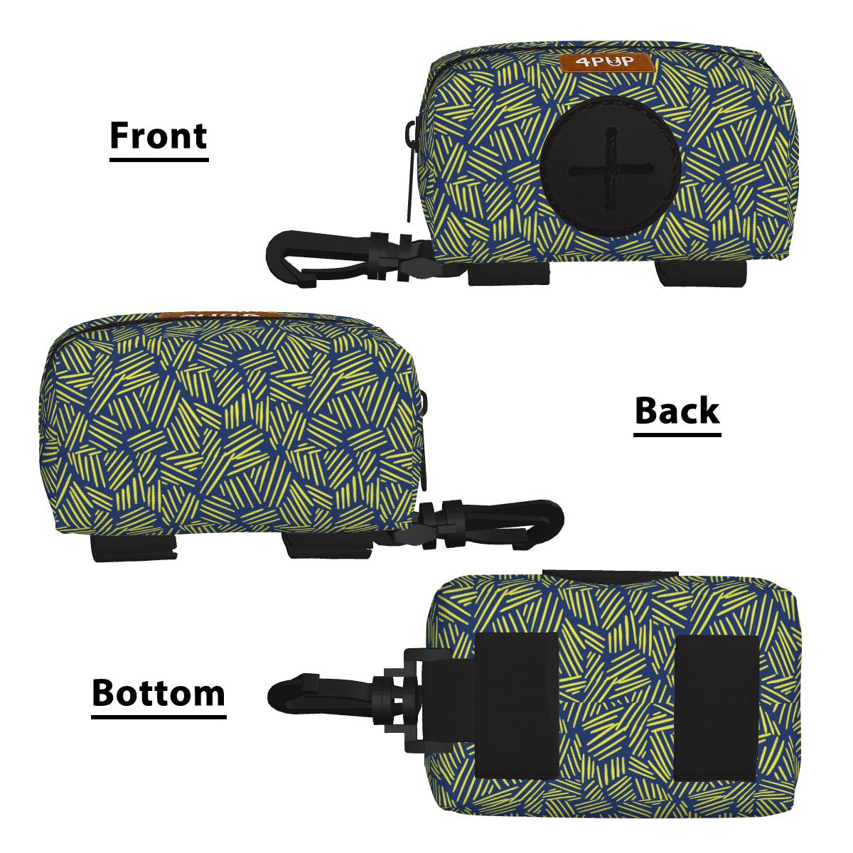 Jasper  - Dog Poop Bag Holder  | Leash Attachment