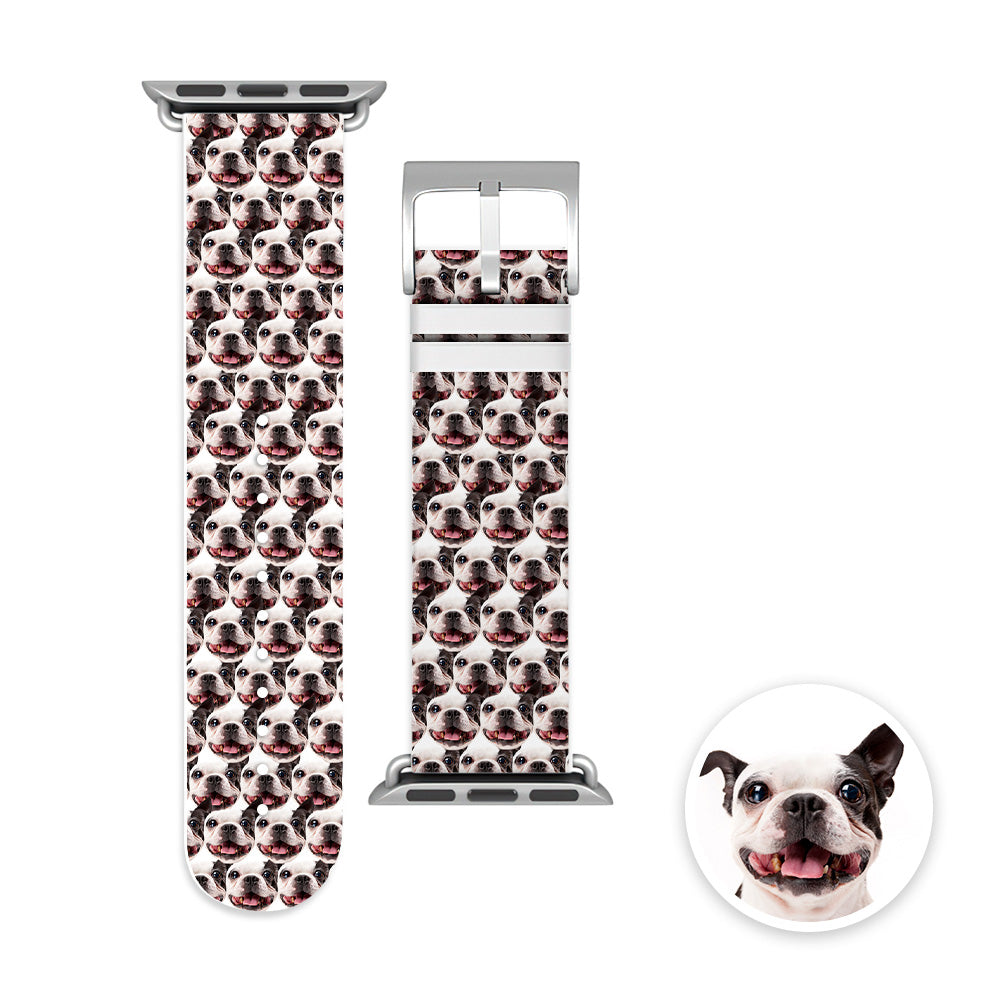 Personalized Silicone Watch Band – Custom Dog Lover Gift