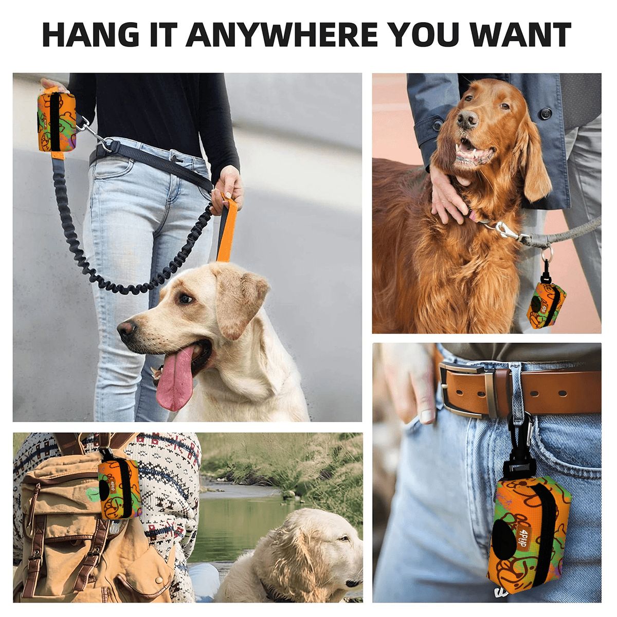 MOlly  - Dog Poop Bag Holder  | Leash Attachment