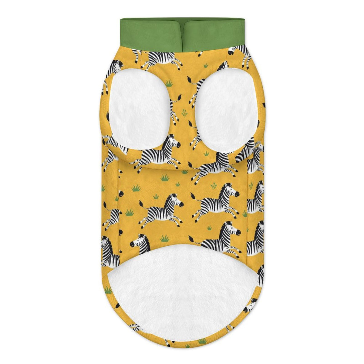 Safari Zebra Small Dog Fleece Vest