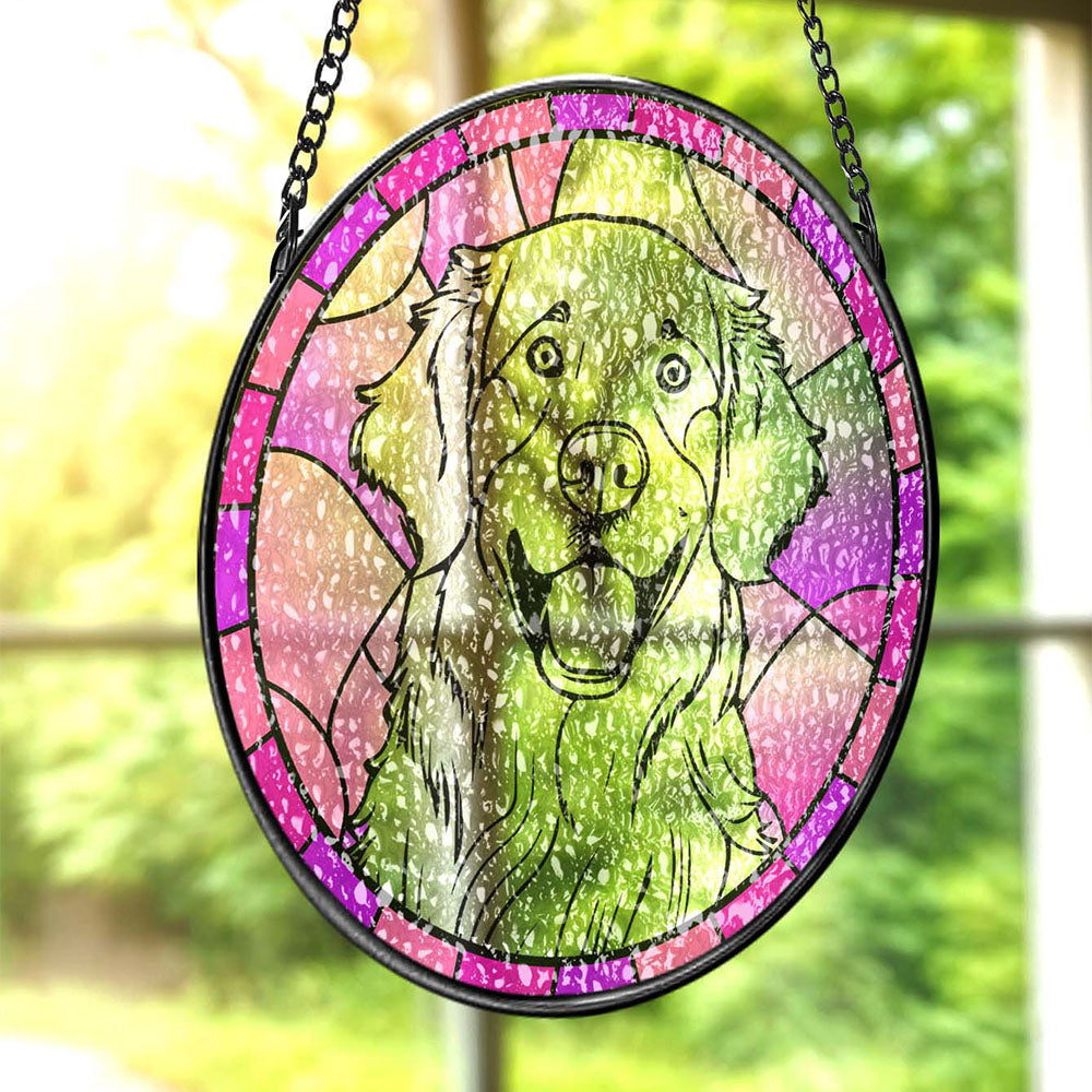 Pet Memorial Suncatcher – Sympathy Gift for Dog & Cat Lovers