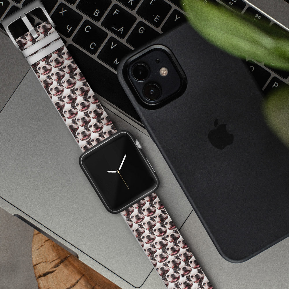 Personalized Silicone Watch Band – Custom Dog Lover Gift