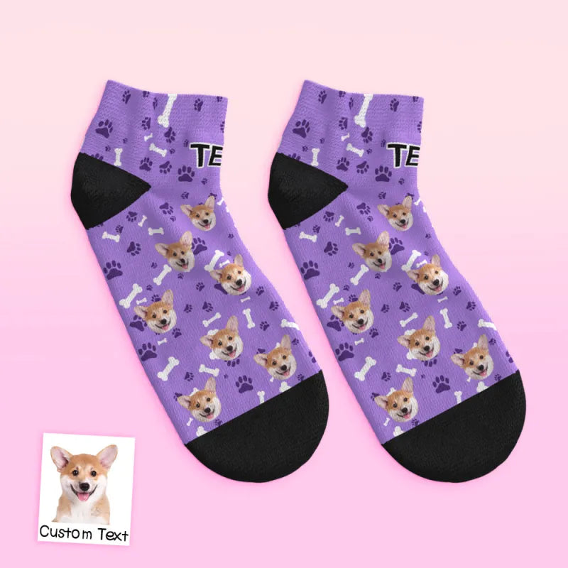 Personalized Dog Ankle Socks