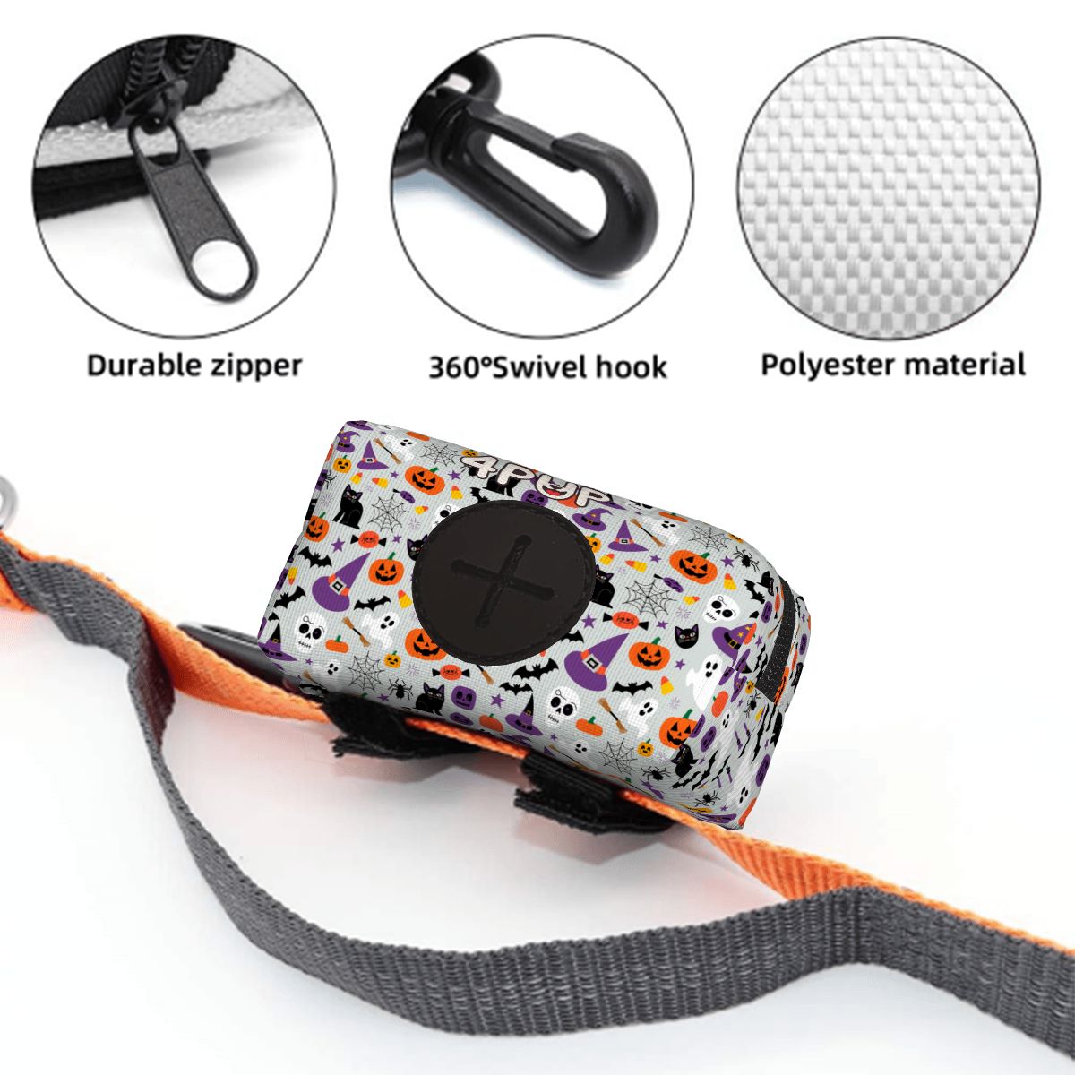 MAX  - Dog Poop Bag Holder  | Leash Attachment