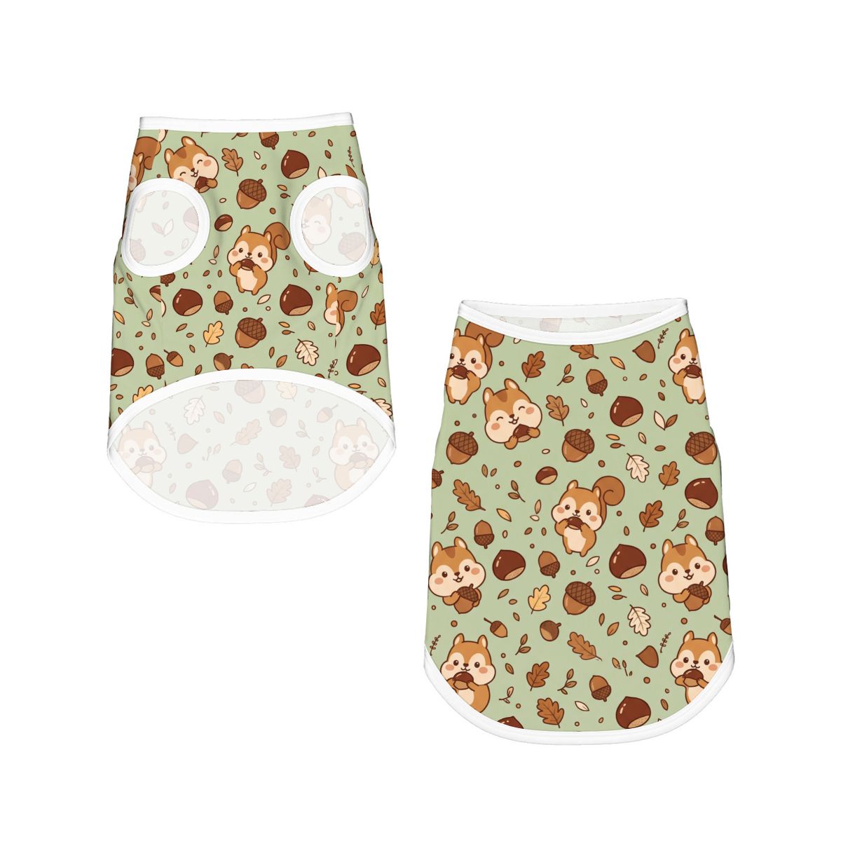 Autumn Squirrels Small Dog Shirt
