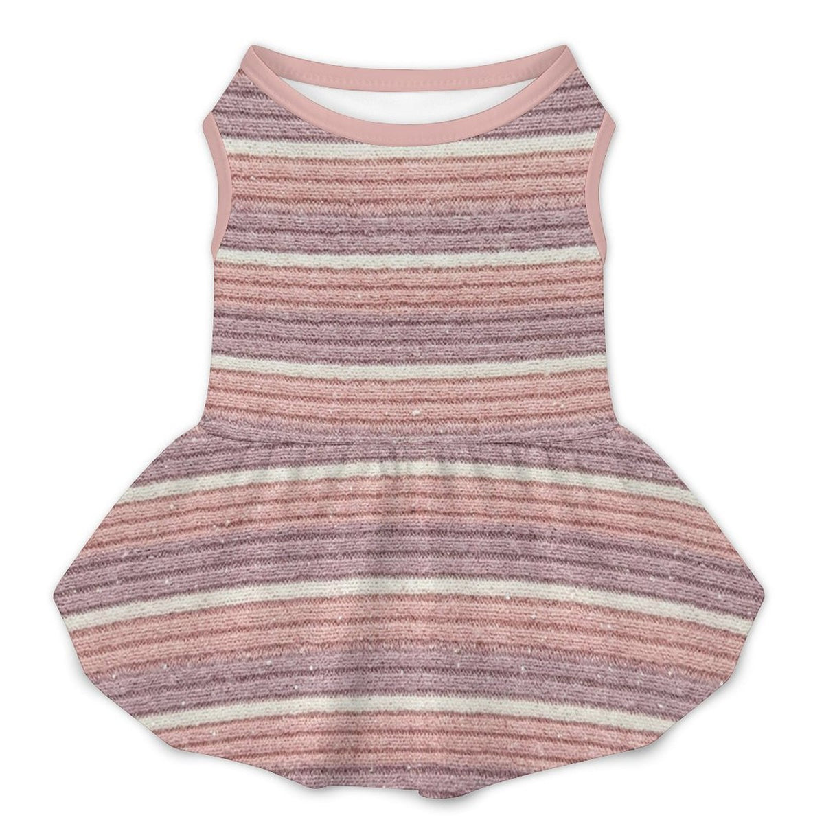 Vintage Stripe Small Dog Ruffle Dog Dress