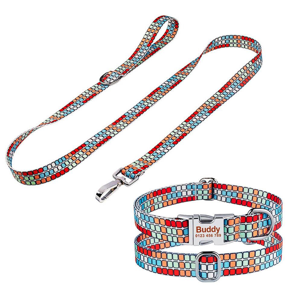 Custom Engraved Dog Collar – Personalized Pet Collar with Name & Number