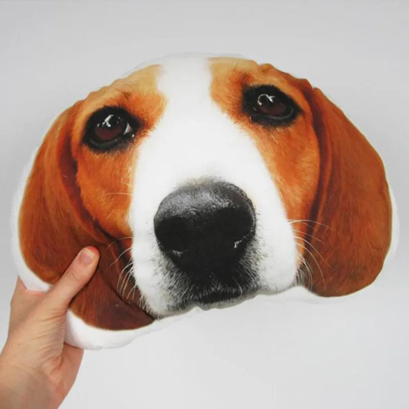 Custom Face & Dog Photo Pillow – Personalized Gift for Any Occasion