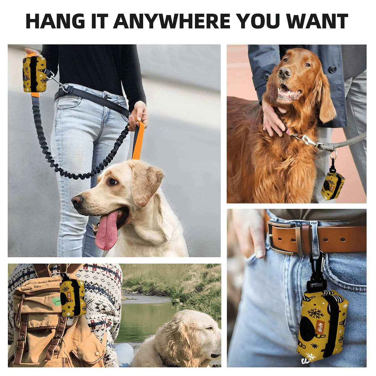 Hunter - Dog Poop Bag Holder  | Leash Attachment