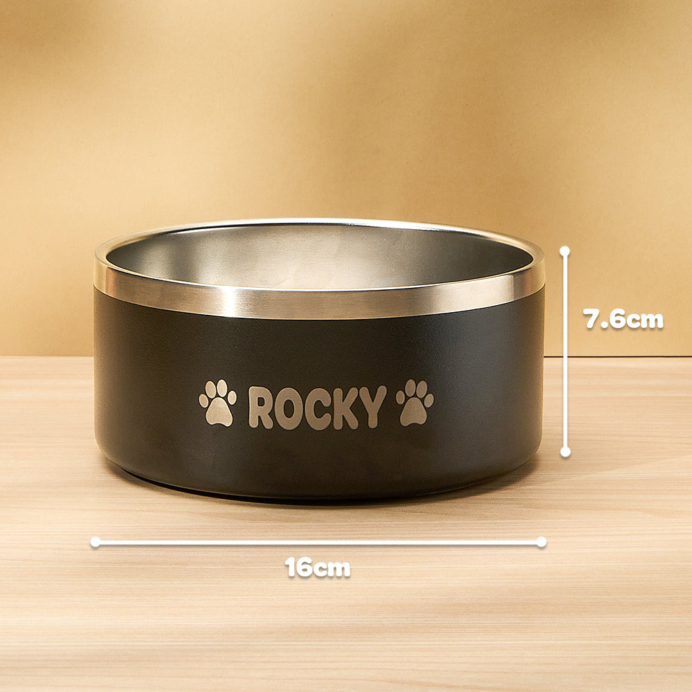 Personalized Dog Bowl Water Dish