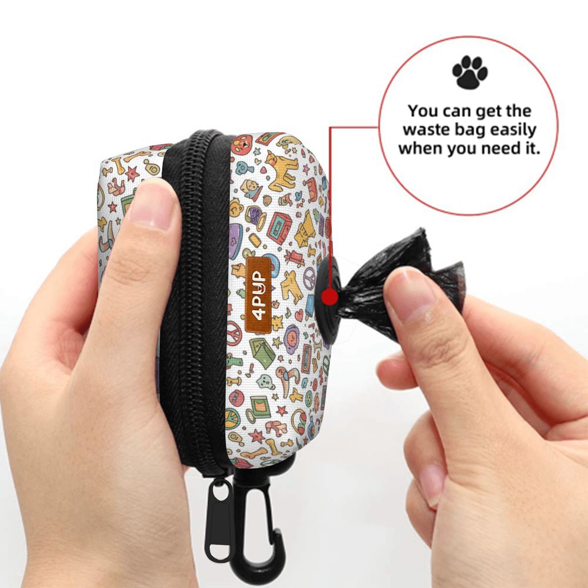 LOKI - Dog Poop Bag Holder  | Leash Attachment