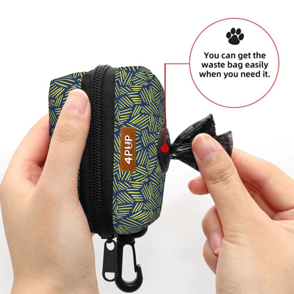 Jasper  - Dog Poop Bag Holder  | Leash Attachment