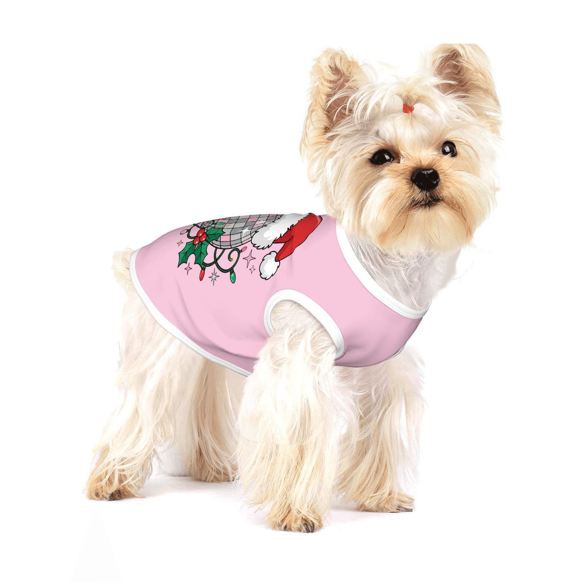 Christmas Disco Ball Small Dog Shirt