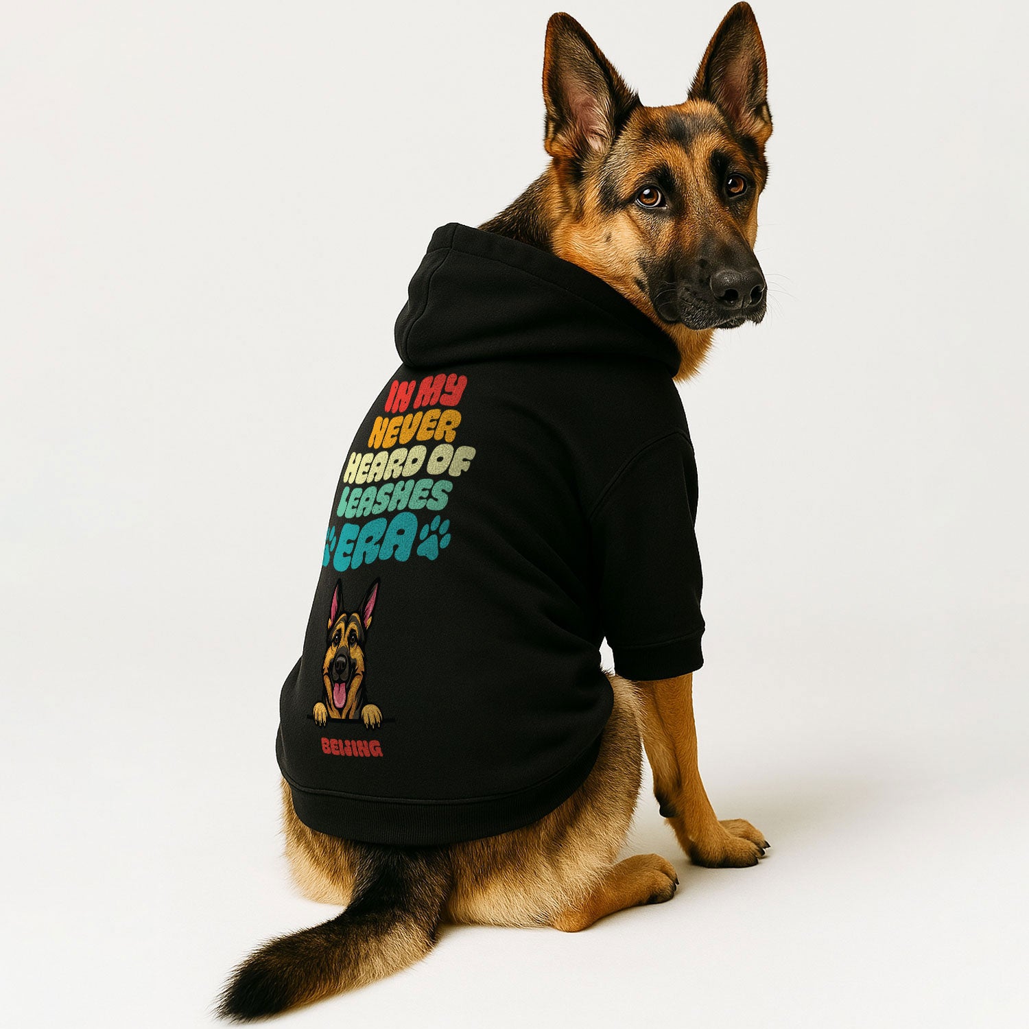 Leaches ERA - personalized hoodie with your dog’s name and breed – dog hoodie – dog clothes
