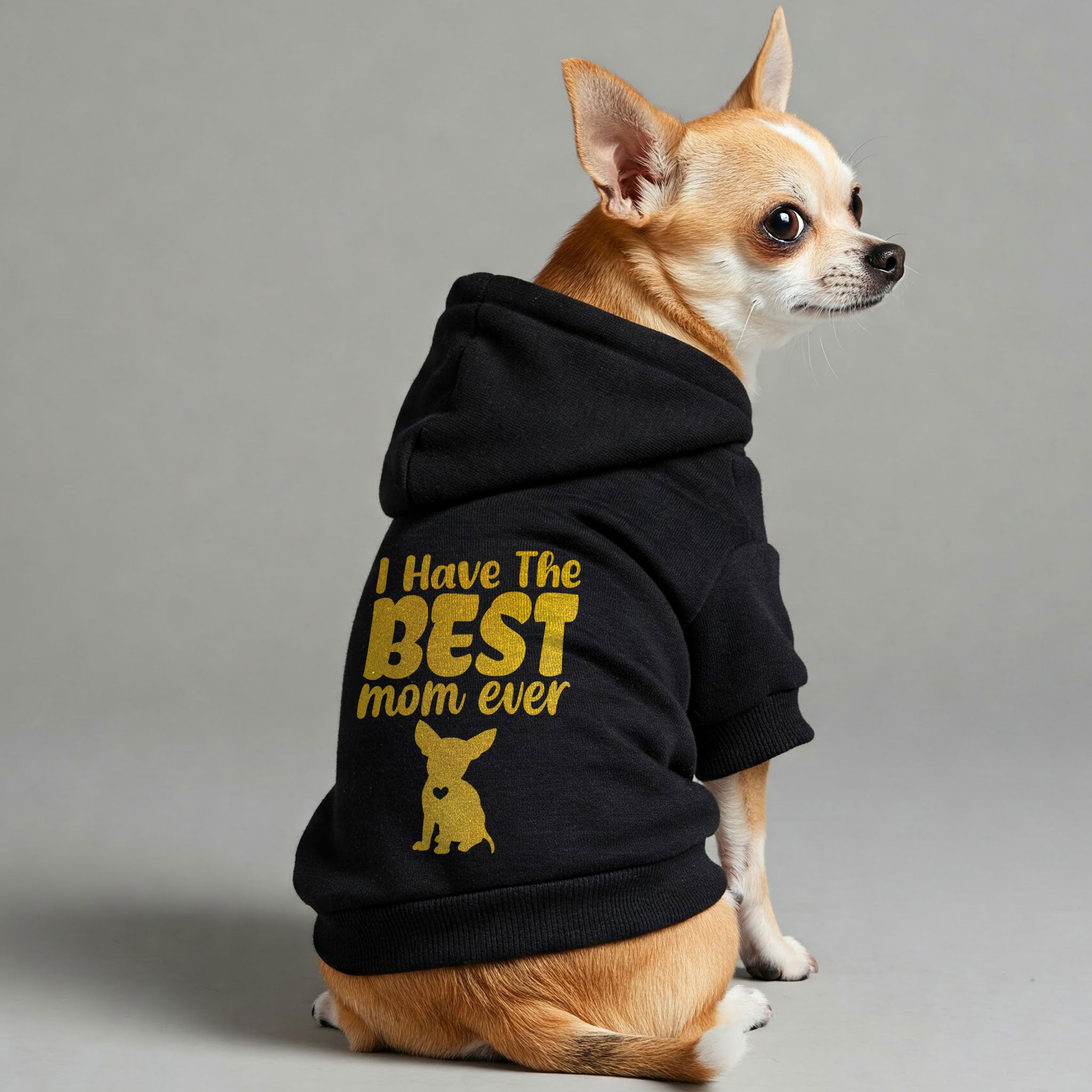 I Have the best mom ever - Chihuahua Dog Hoodie