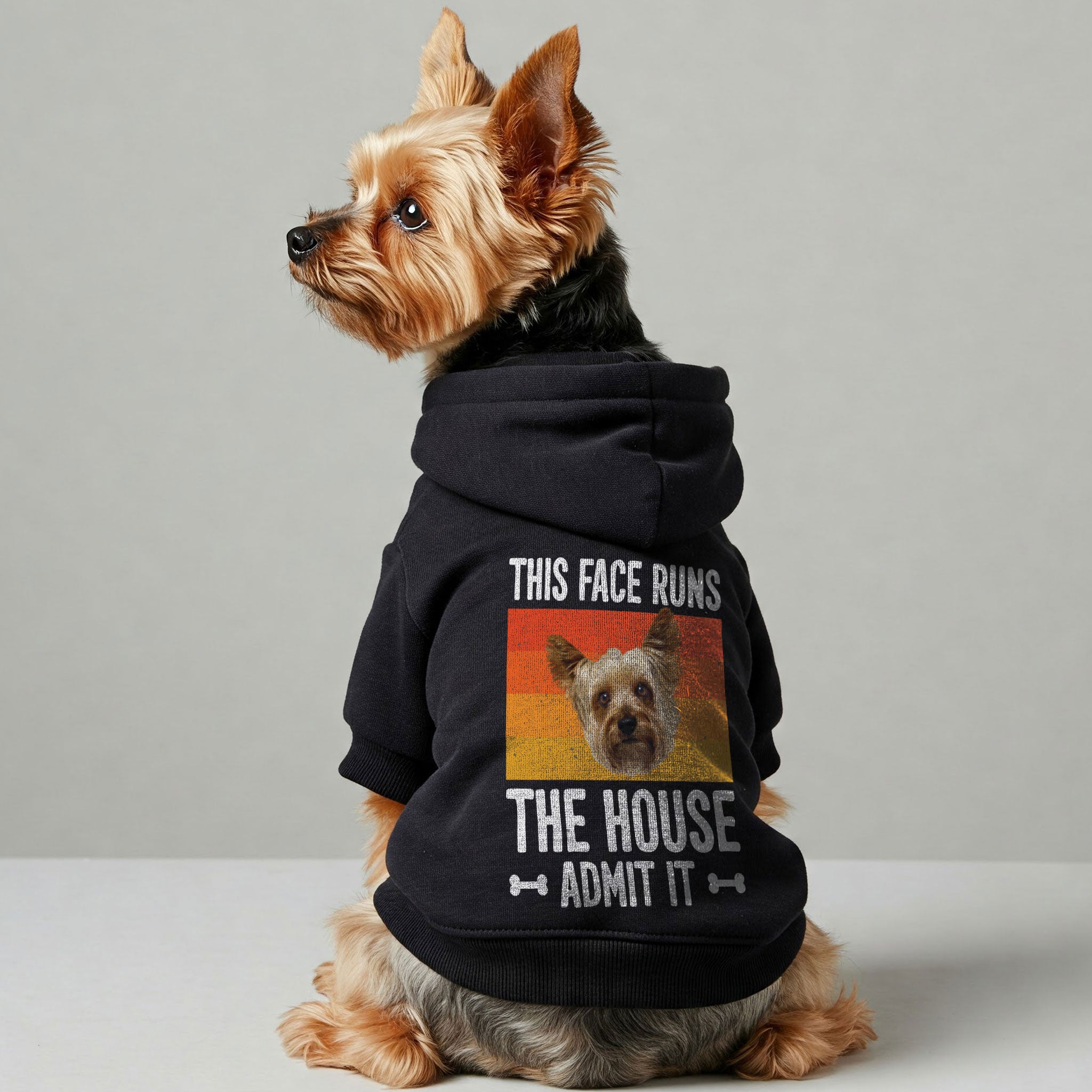 This Face - Personalized hoodie with your dog’s Face– dog hoodie – dog clothes