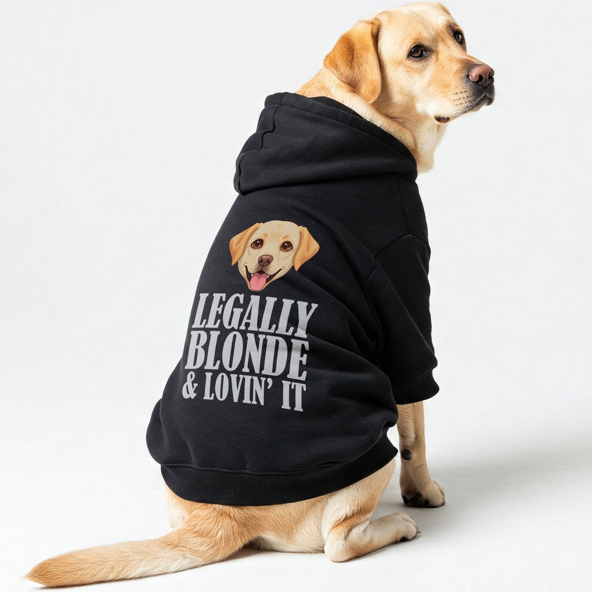 Legally Blonde & Lovin’ It - Labrador Hoodie - Dog Clothes