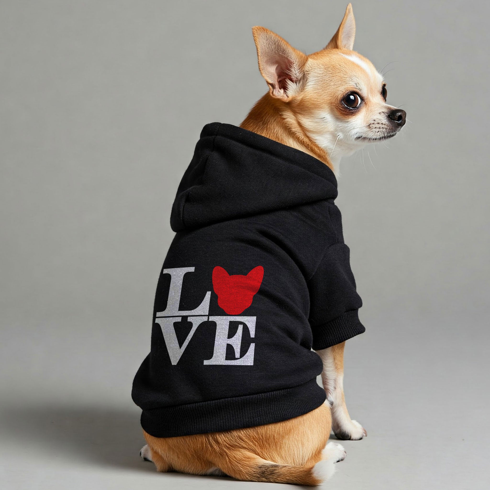 LOVE - Chihuahua Dog Hoodie