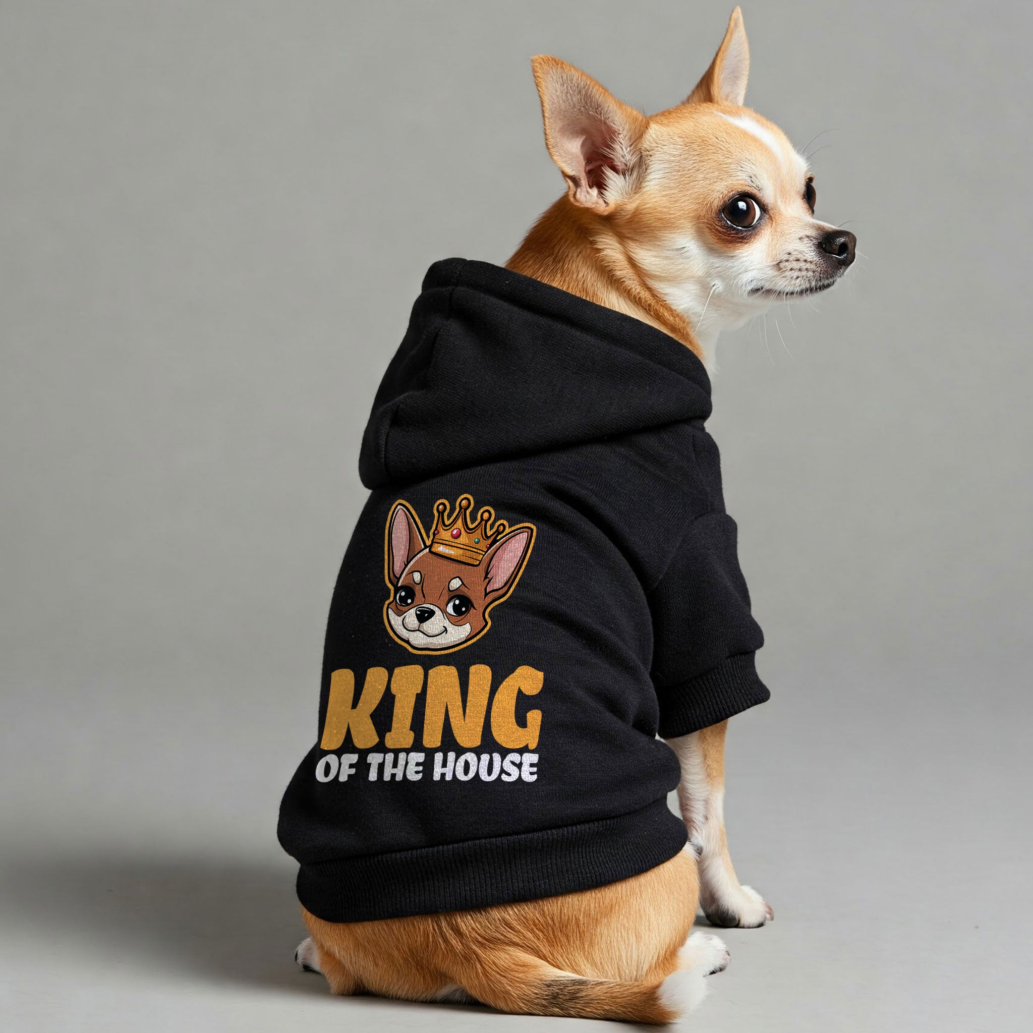 KING OF THE HOUSE - Chihuahua Dog Hoodie