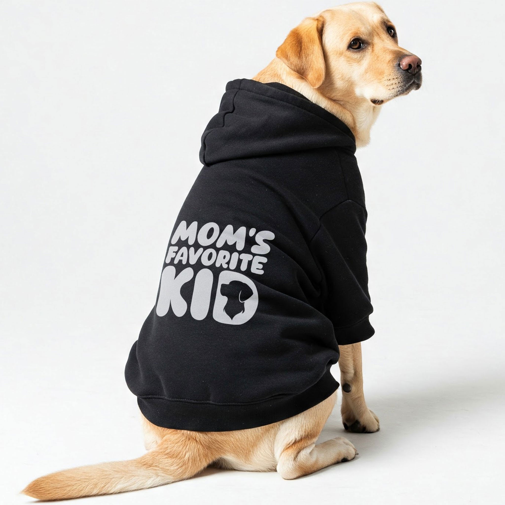 Mom’s favorite kid - Labrador Hoodie - Dog Clothes